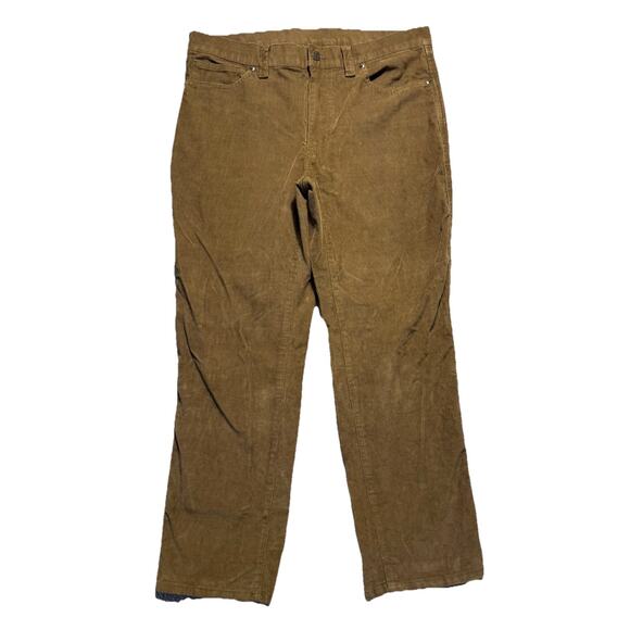 L.L. Bean BeanFlex Standard Fit Corduroy Pants Mens 35 x 28 - Picture 3 of 9